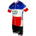 OMEGA PHARMA-QUICKSTEP Französischer Zeitfahrmeister 2012/13-Kurzarmtrikot mit langem Reißverschluss