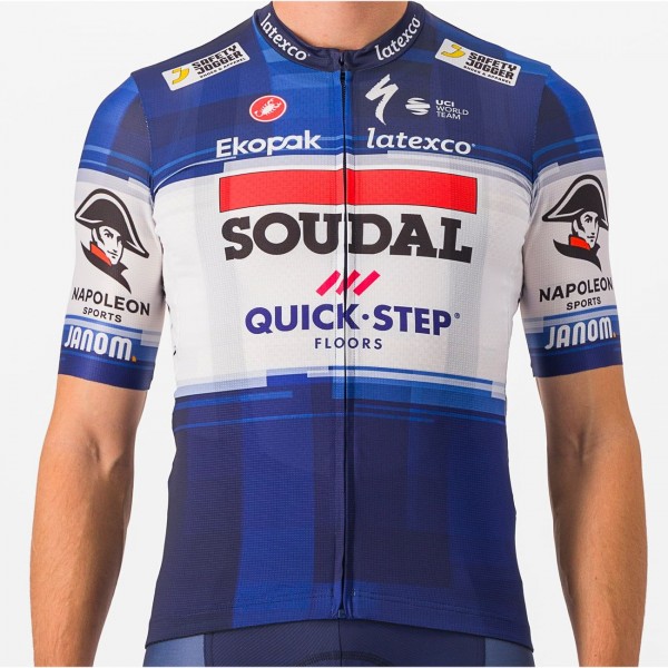 Soudal Quick-Step 2023 Competizione Radtrikot kurzarm