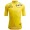Tour de France 2023 gelbes Trikot(maillot jaune,Gesamtführender) Radtrikot kurzarm
