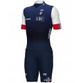 Frankreich 2023 Radtrikot kurzarm(langer Reißverschluss)-ALE